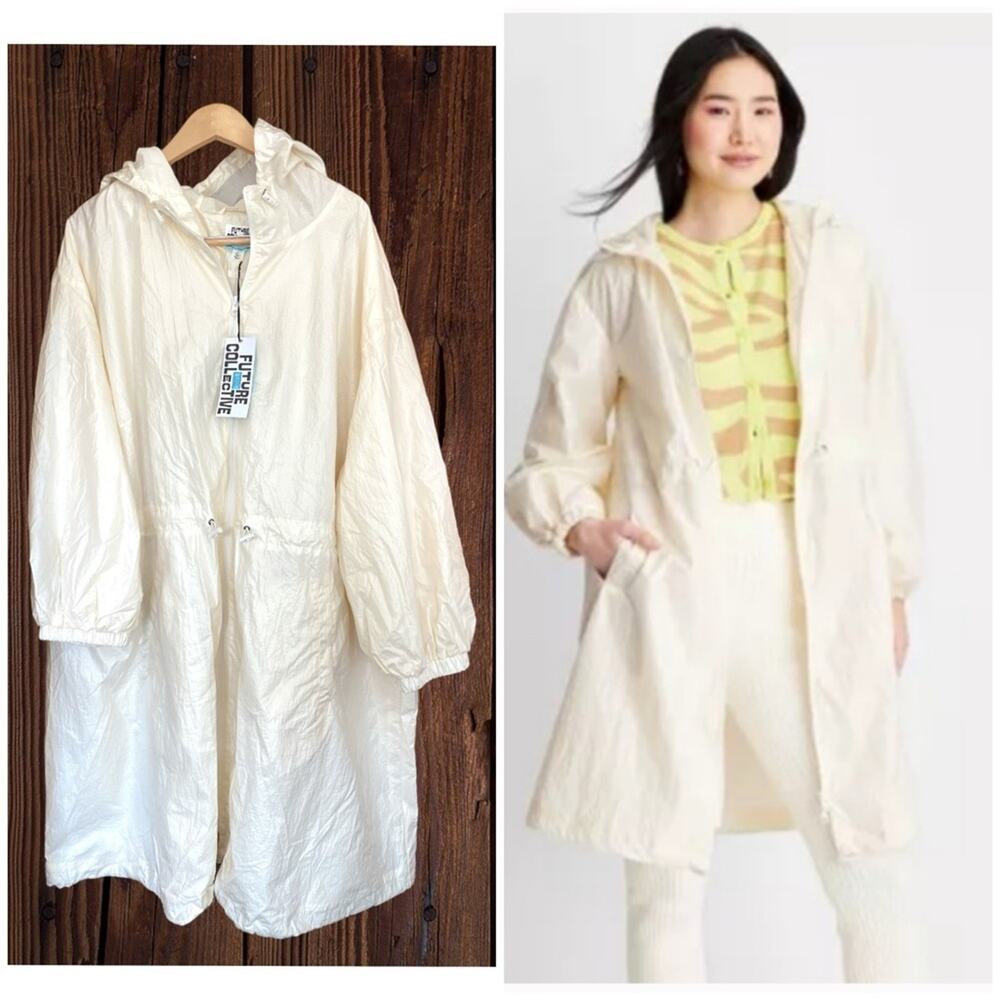 Calvin Klein Women's Cream Trench Coat